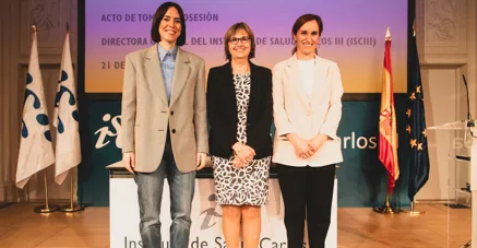 Marina Pollán toma posesión como nueva directora del Instituto de Salud Carlos III